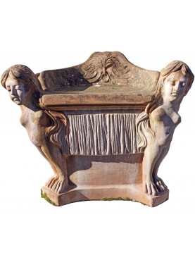 Repro of an ancient terracotta seat By Manifattura di signa