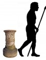 Supporto colonna per statue e vasi Ricceri