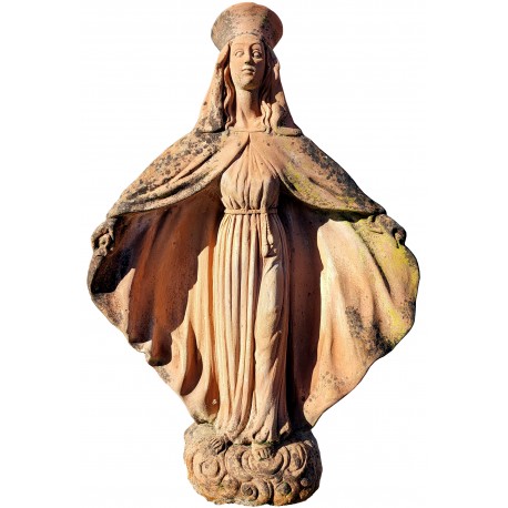 large Madonna of Misericordia - terracotta
