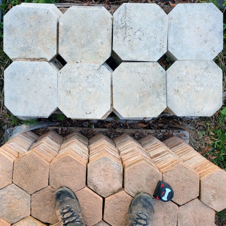 Large Octagons in Limestone