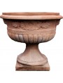 COPIA DI antico vaso senese del 1700 in terracotta