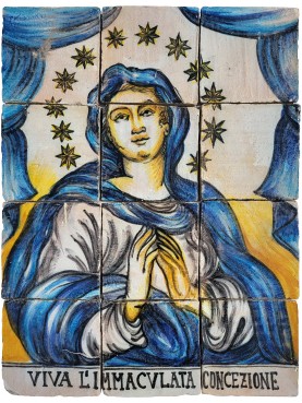 Sicilian Madonna - votive panel replica 1769