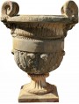 Gouache patinated vase