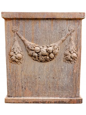 Cassoni Festonati in terracotta H 60 cm Toscani