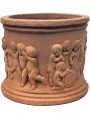 Cylinder decorated with terracotta cherubs, SMALL model
