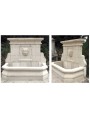 Great French fountain in limestone