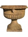 COPIA DI antico vaso senese del 1700 in terracotta, versione patinata.