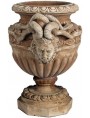 Grande vaso ornamentale con meduse del rinascimento fiorentino