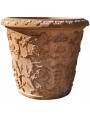 Tuscan flowered vase Ø73 cm from the ancient Ricceri manufacture