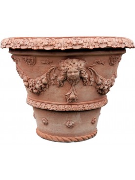 Tuscan Vase Ø78cms terracotta Impruneta flowerpot