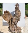 huge handmade terracotta rooster