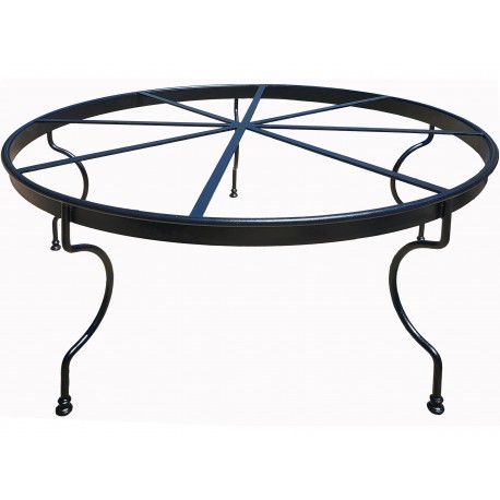 round table base forged-iron Ø 190 CM with 5 leggs