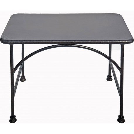 Forged iron stool / square low table