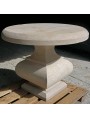 Tavolo in pietra Ø100cm in pietra