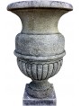 Vaso italiano in pietra calcarenite