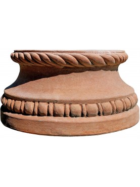 terracotta base for citrus vases