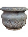 Cachepot in terracotta modello antico Fiorentino della famiglia Ricceri patinato