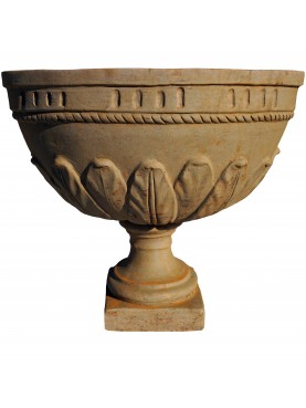 Calice in terracotta, modello antico Fiorentino della famiglia Ricceri