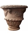 Half Tuscan Wall Vase terracotta Impruneta flowerpot