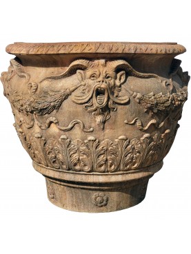 Medici's Terracotta pot of from Florence Gucci patina