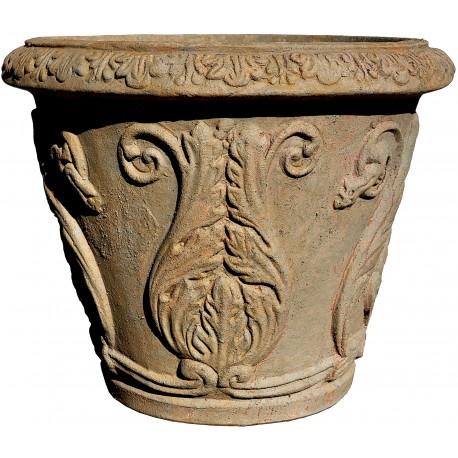 Tuscan Vase terracotta ancient patina