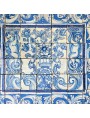 Traditional Portuguese azulejos maiolica tiles panel