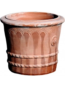 Cylindrical Sienese vase called "BUGNOLO"