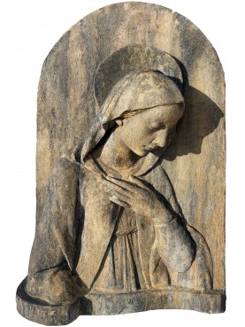 Annunciation by Andrea della Robba (detail)