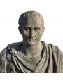 Julius Caesar - terracotta - roman statue copy of Vatican Museums bust