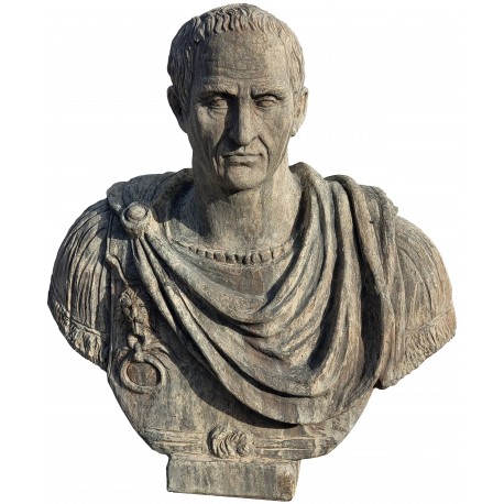 Giulio Cesare - terracotta - copia di statua romana dei Musei Vaticani