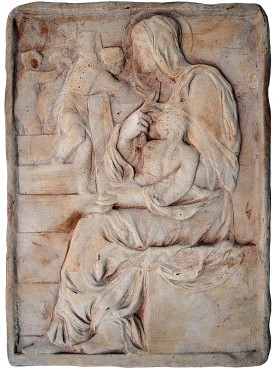 Madonna of the staircase in terracotta