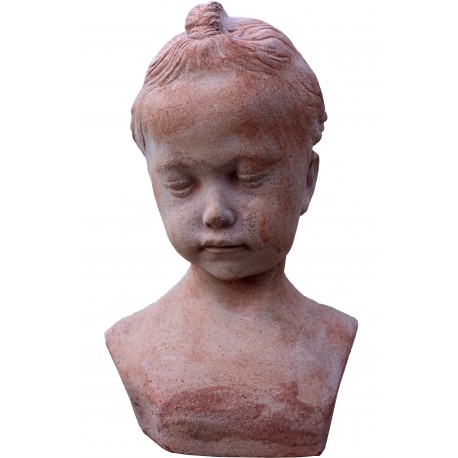 Child small french bust terracotta
