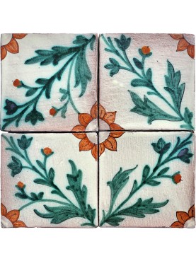 4 Portugueses ancient tiles repro 15 X 15 cm