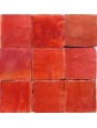 Hand-made Morocco Tile red
