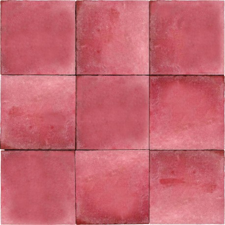 Piastrelle rosa marocchine zellige calibrate a mano