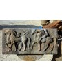Bassorilievo greco arcaico in terracotta patinata