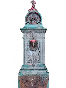 Ancient fountain of the Turin foundry F.lla Colla