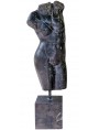 Busto femminile, Venere romana in marmo nero Piccola