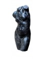 Femal Roman marble bust - black marble - small size