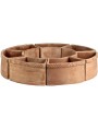 Circle with 7 terracotta planters