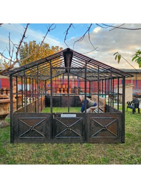 Hand made Wrought iron simple Greenhouse 5 X 3 m