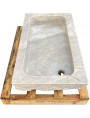 Hand chiseled recovery old marble sink