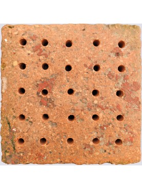 Ventilated bricks for ventilation handmade with original Tuscan bricks 22 x 22 cm