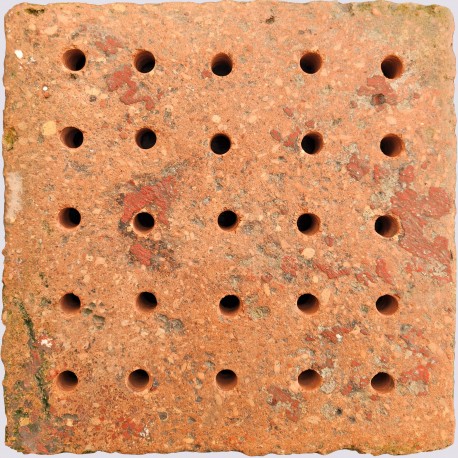 Ventilated bricks for ventilation handmade with original Tuscan bricks 22 x 22 cm