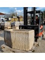 ancient limestone tank for olive oil