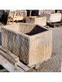 ancient limestone tank for olive oil