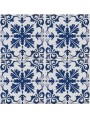 Tiles 15x15cm, our production based on an ancient Richard Ginori design