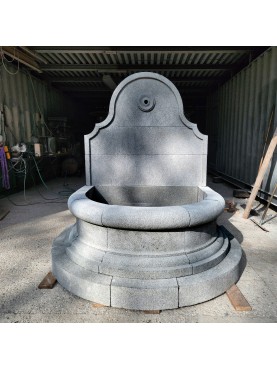 Semi circular fountain - sandstone