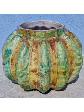 Zucca - Vaso di maiolica