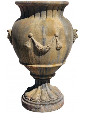 Emperor Tuscan Vase - Lucca - patinated terracotta